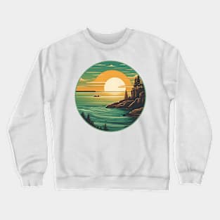 Sunset Pictured Crewneck Sweatshirt